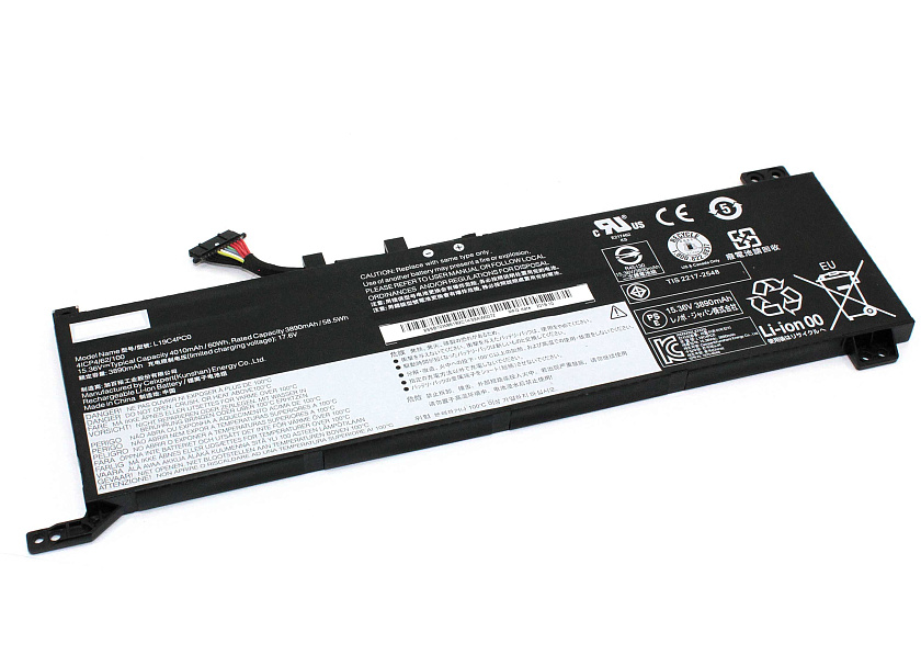 Аккумуляторная батарея для ноутбука Lenovo Legion 5-15IMH05H (L19C4PC0) 15.36V 60Wh 4010mAh