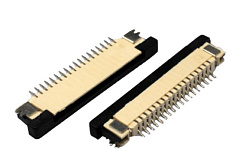 Разъем FPC  Half Coverage Bottom Contact 0.8K-BX-10PWB 10 pin высота 2мм шаг 0,8мм