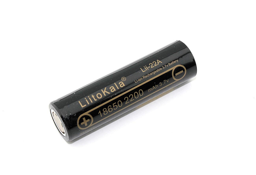 Аккумулятор типа 18650 Li-Ion LiitoKala Lii-22A 2200mAh, 3.7V