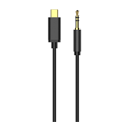 Аудио кабель Baseus Yiven Type-C male To 3.5 male Audio Cable M01 Black 1.2M