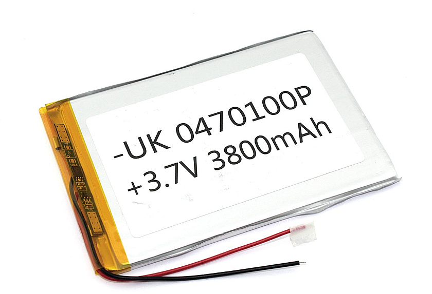 Аккумулятор Li-Pol (батарея) 4*70*100мм 2pin 3.7V/3800mAh