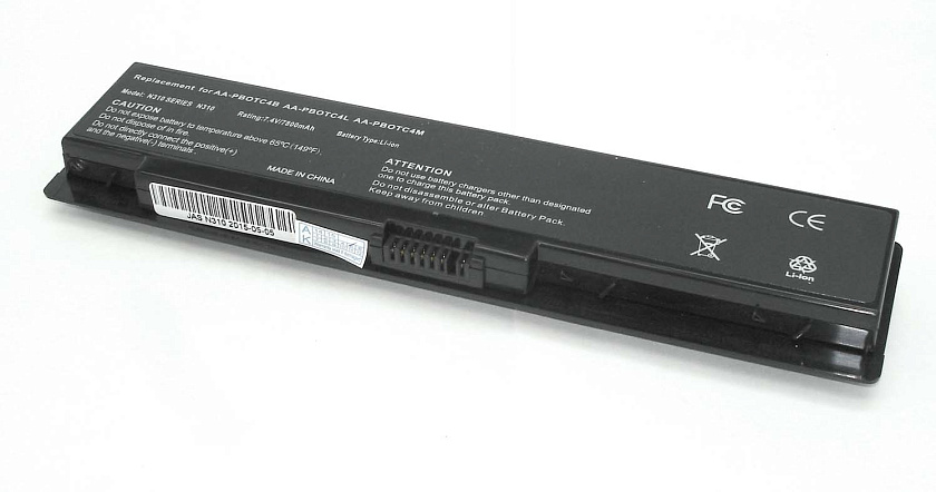 Аккумуляторная батарея для ноутбука Samsung N310 N315 NC310 X118 (AA-PB0TC4B) 6600mAh OEM черная