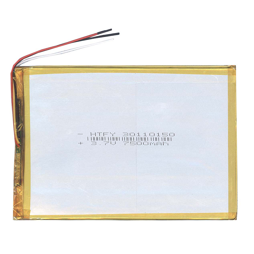 Аккумулятор Li-Pol (батарея) 3*110*150мм 3pin 3.7V/7500mAh