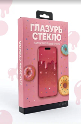 Защитное стекло Глазурь Розовая для Apple iPhone 16 Pro глянец