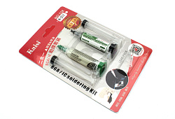 Набор для пайки Kaisi флюс 338°С паста 217°С