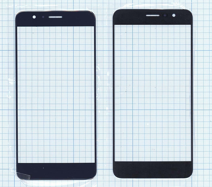 Стекло для Huawei Honor 8 синее 