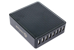 Блок питания (сетевой адаптер) Amperin 8-Port smart USB charger 5V-2.4A (MAX)*8 (YDS-TC040-8-0-0)