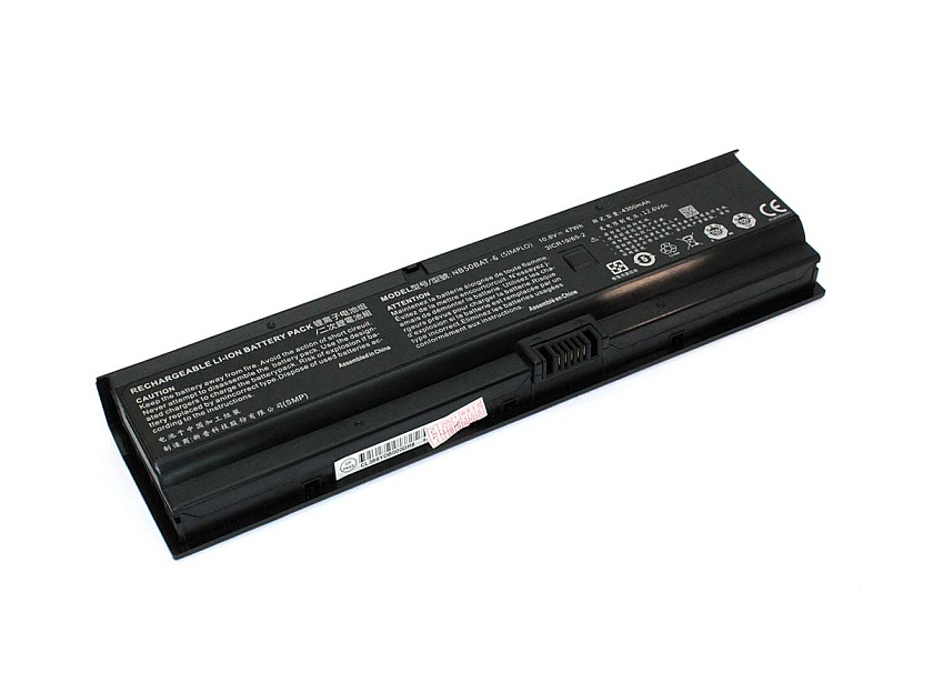 Аккумуляторная батарея для ноутбукa Clevo NB50TK1 (NB50BAT-6) 10.8V 47Wh / 4300mAh
