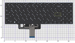 Клавиатура для ноутбука Asus S533F черная без подсветки