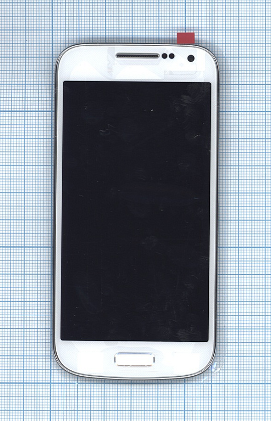 Дисплей для Samsung Galaxy S4 mini GT-I9190 белый с рамкой
