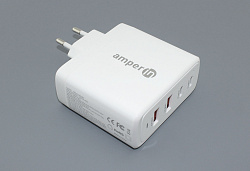 Блок питания (сетевой адаптер) Amperin GaN USB-A1/A2, USB-C1/C2 (YDS-TC100-022) 100W, white
