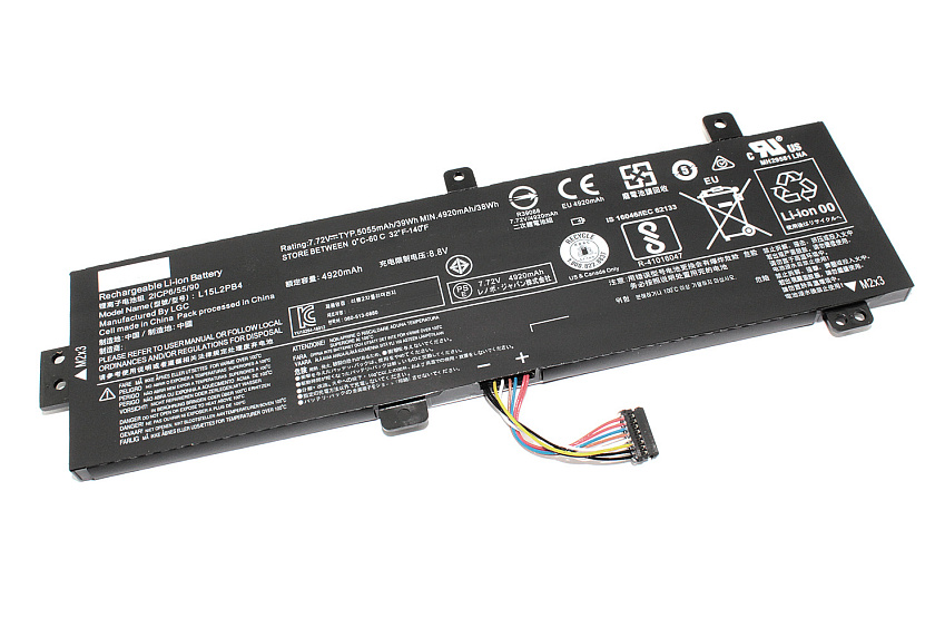 Аккумуляторная батарея для ноутбука Lenovo 310-15A (L15L2PB4) 7.72V 38Wh 4920mAh