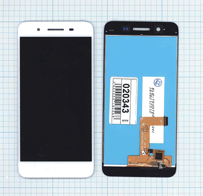 Дисплей для Huawei GR3 LTE TAG-L21 белый