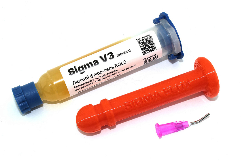 Флюс гель безотмывочный Sigma V3 NC-560, 10 мл