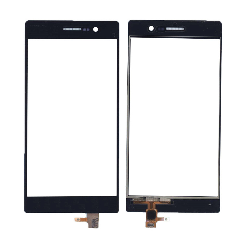 Сенсорное стекло (тачскрин) для Huawei Ascend P7 черное