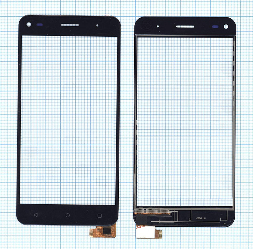 Сенсорное стекло (тачскрин) для Fly FS507 Cirrus 4 черное
