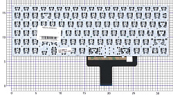 Клавиатура для ноутбука Asus S533F черная без подсветки