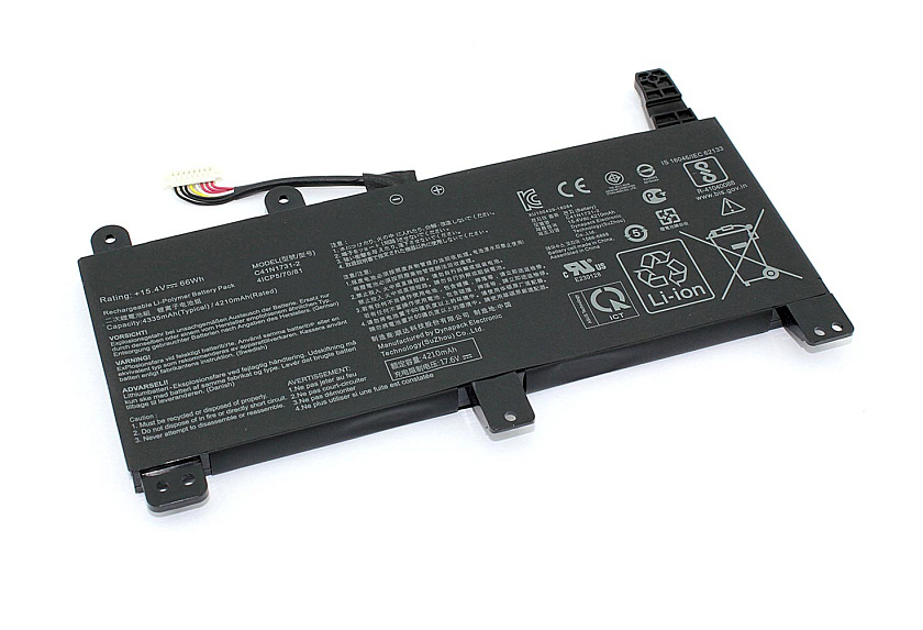 Аккумуляторная батарея для ноутбука Asus G531 G731 (C41N1731-2) 15.4V 62Wh 4335mAh