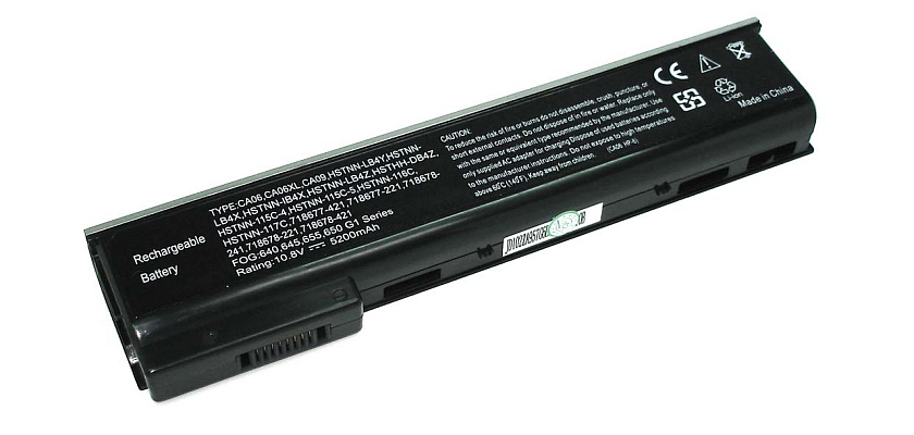Аккумуляторная батарея для ноутбука HP ProBook 640 G1 (CA06) 10.8V 5200mAh OEM черная