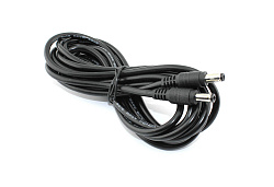 Кабель DC 5.5x2.5  18 AWG папа-папа 3 м с прямым штекером