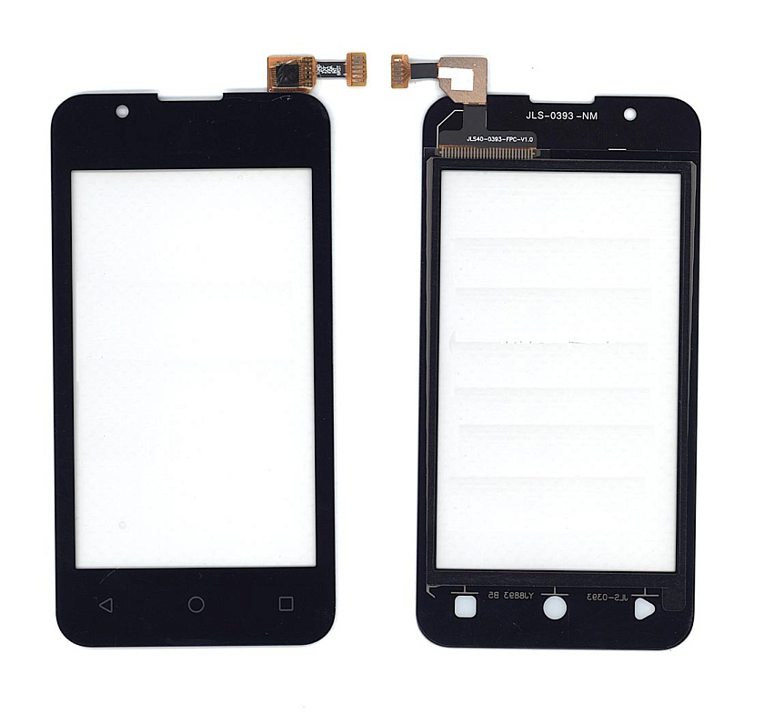 Сенсорное стекло (тачскрин) для BQ BQ-4072 Strike Mini черное