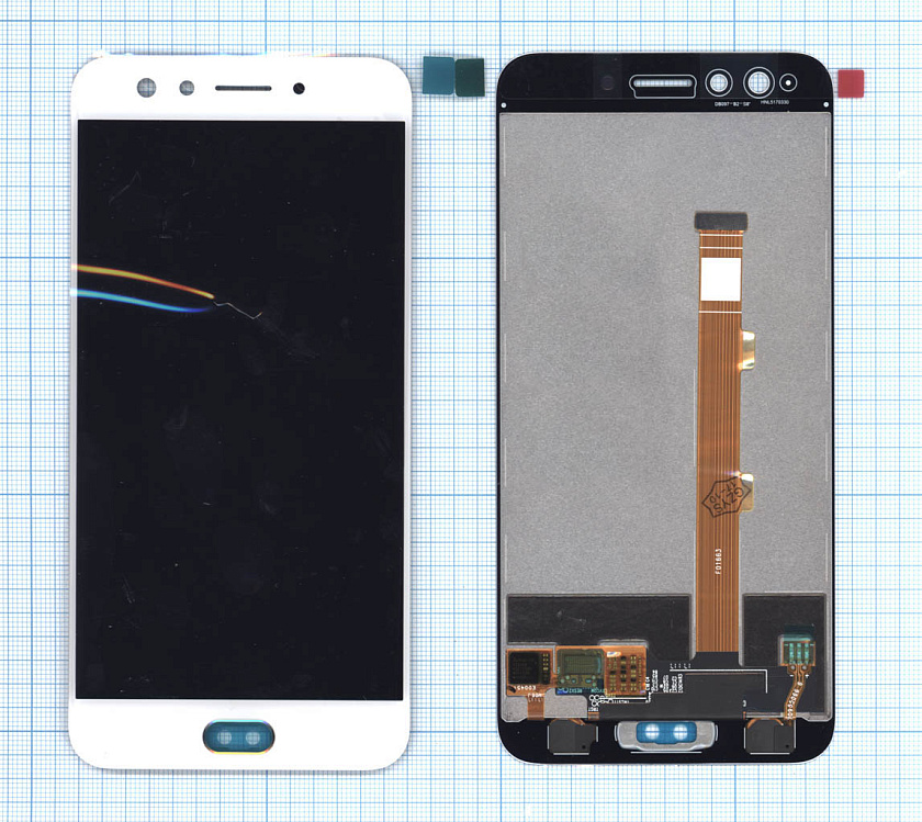 Дисплей для OPPO F3 белый