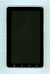 Модуль (матрица + тачскрин) 0276 FPC-3 REV.2  черный с рамкой