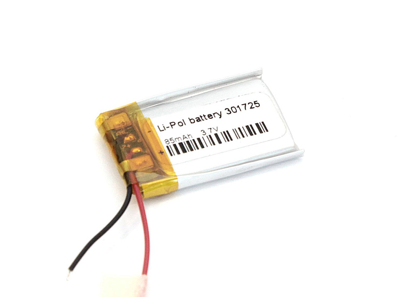 Аккумулятор Li-Pol (батарея) 3*17*25мм 2pin 3.7V/85mAh