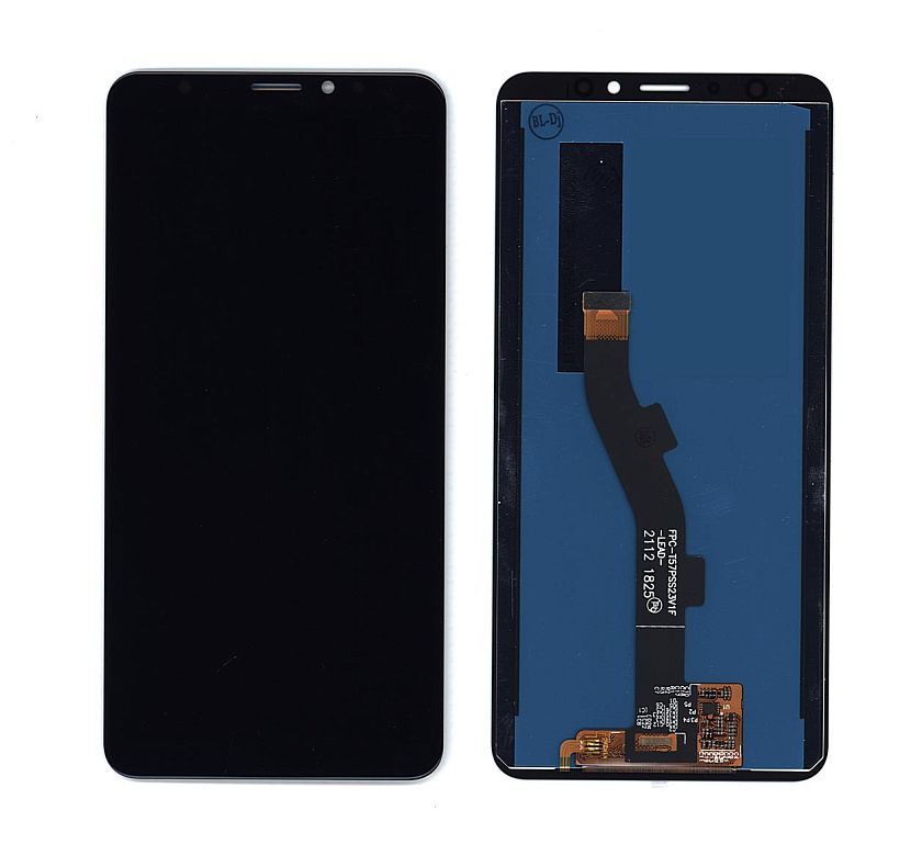 Дисплей для Meizu M8 Lite черный 