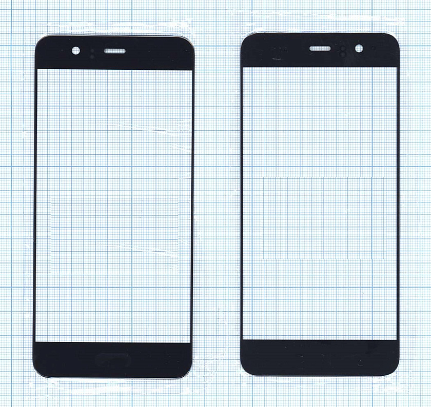 Стекло для Huawei P10 черное