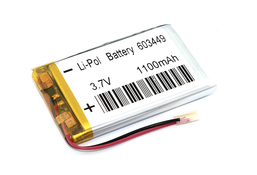 Аккумулятор Li-Pol (батарея) 6*34*49мм 2pin 3.7V/1100mAh