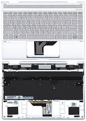 Топкейс для HP 13-AE серебристый