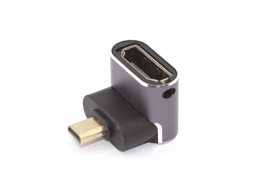 Переходник micro HDMI  на HDMI вверх