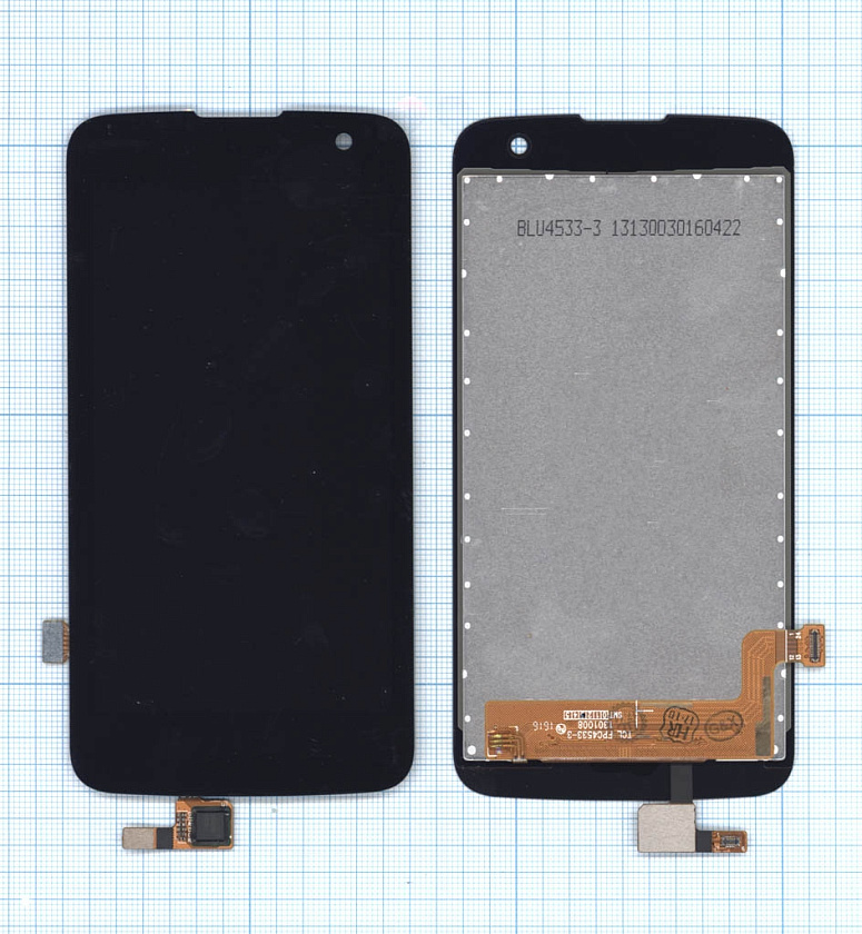 Дисплей для LG K4 K130E черный