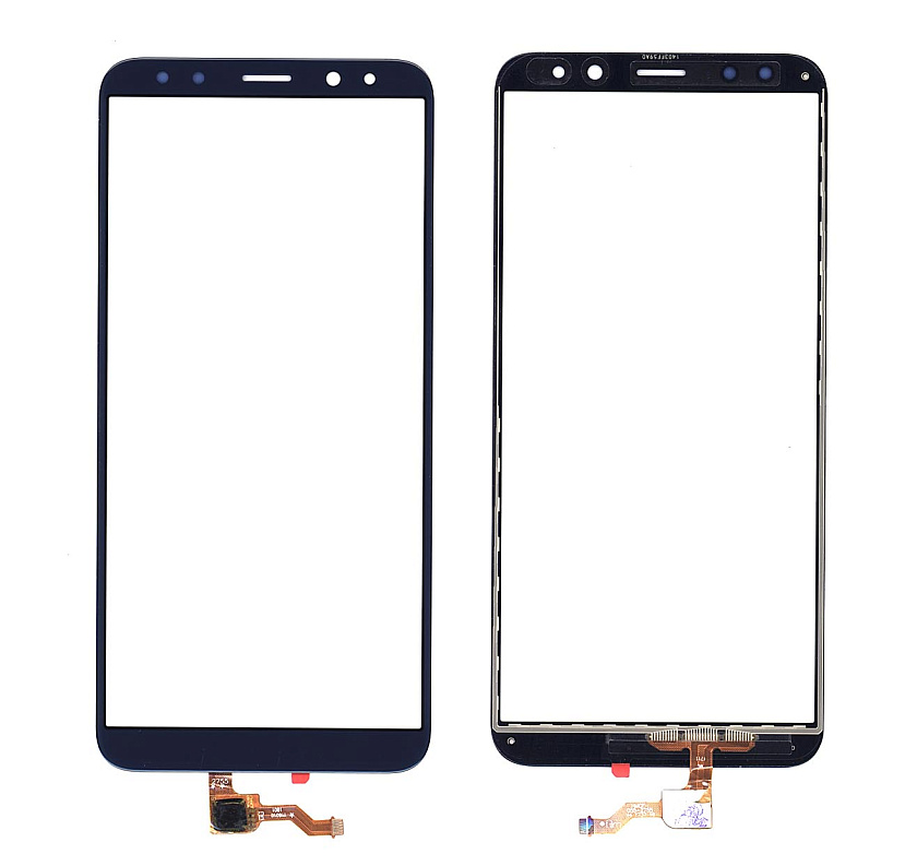 Сенсорное стекло (тачскрин) для Huawei Nova 2i синее