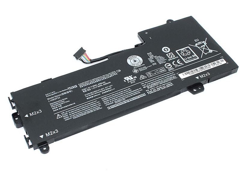 Аккумуляторная батарея для ноутбука Lenovo IdeaPad 100-14IBY (L14M2P23) 7.4V 30Wh