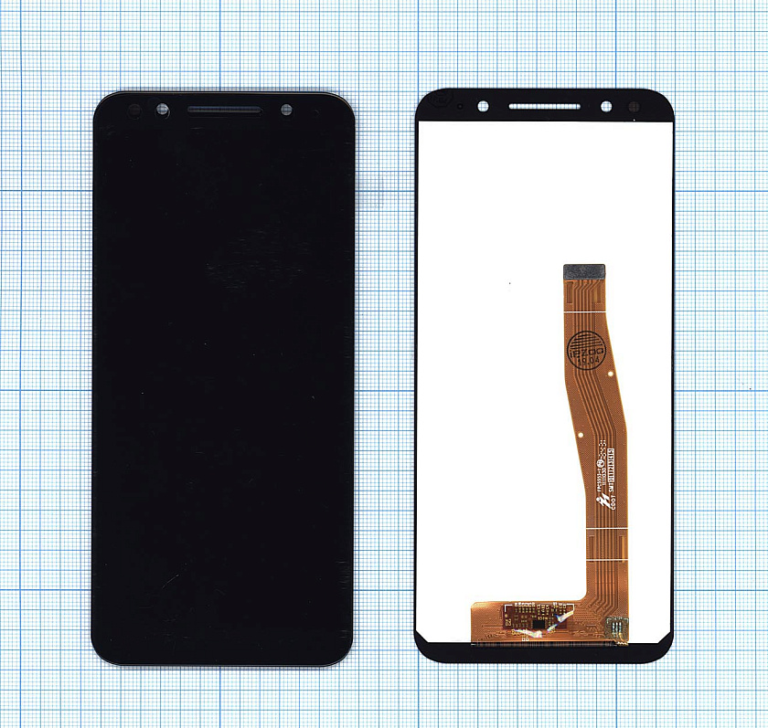 Дисплей для Alcatel 3 5052 черный