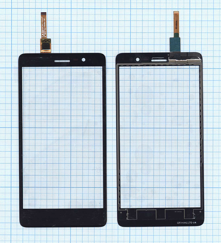 Сенсорное стекло (тачскрин) для Lenovo S860 черное