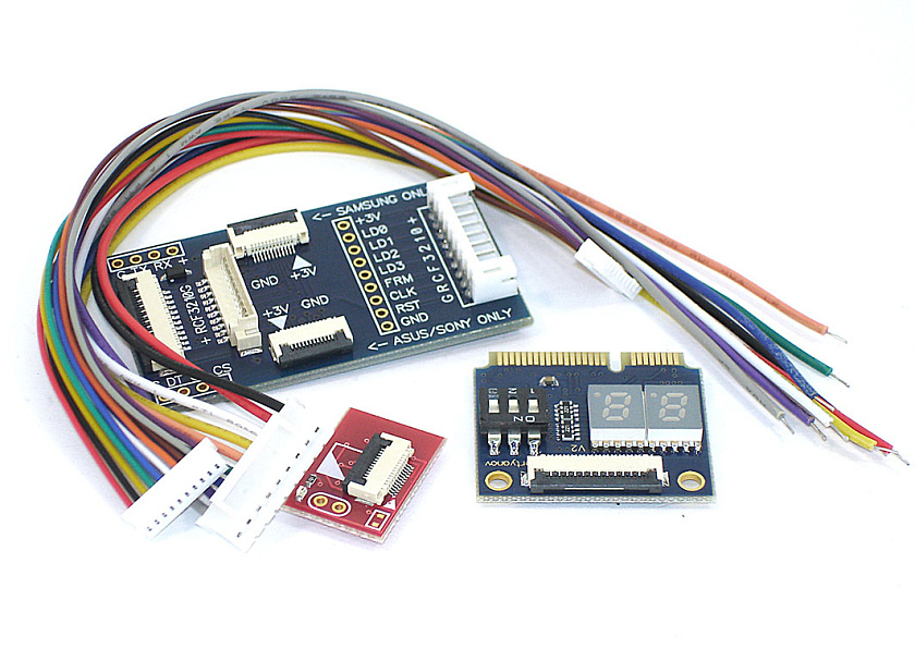 Универсальная пост карта mini PCI-E