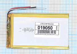 Аккумулятор Li-Pol (батарея) 2.5*60*100мм 3pin 3.7V/2500mAh