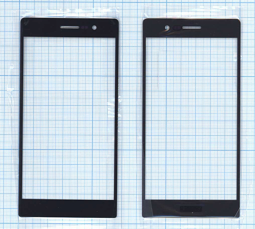 Стекло для Huawei Ascend P7 черное