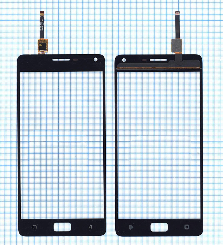 Сенсорное стекло (тачскрин) для Lenovo Vibe P1 черное