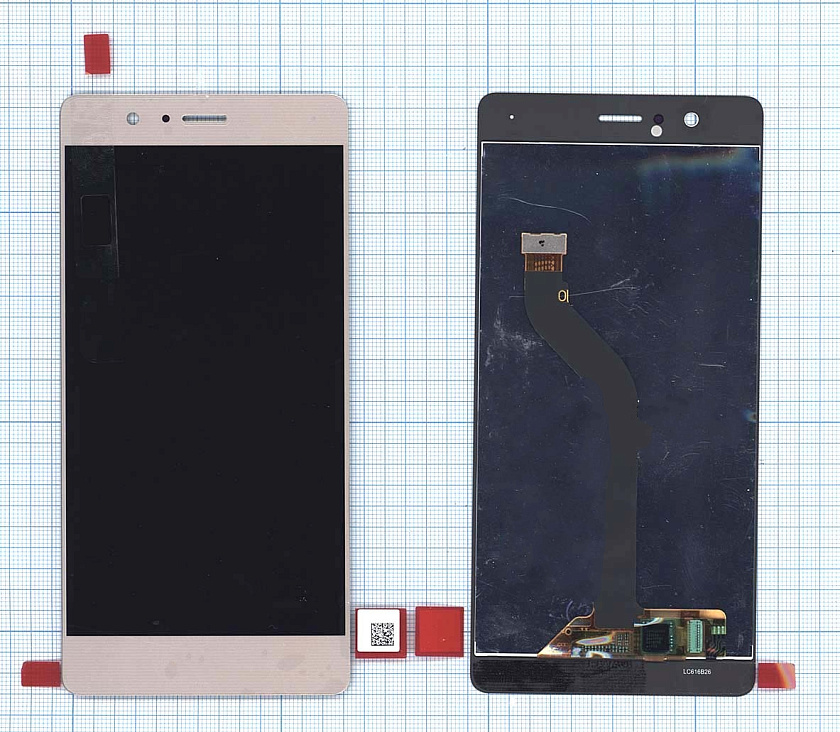 Дисплей для Huawei P9 Lite золотой