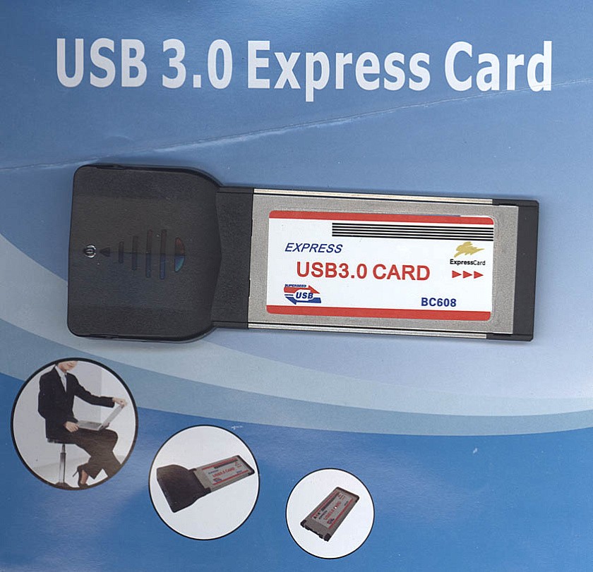 Адаптер 2xUSB 3.0 - Express Card BC608